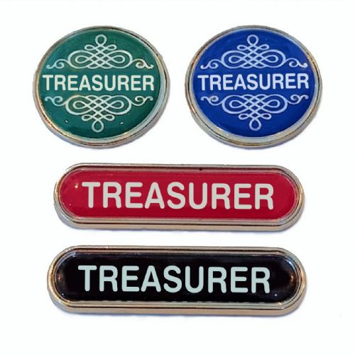 TREASURER badge